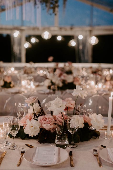 Pink Black White Wedding Ideas, Pink And Black Wedding Table Setting, Touch Of Black Wedding, Black And Soft Pink Wedding, Pale Pink And Black Wedding, Pink Black And White Wedding Ideas, Black Pink Wedding Theme, Black White And Rose Gold Wedding Decor, White Black And Pink Wedding