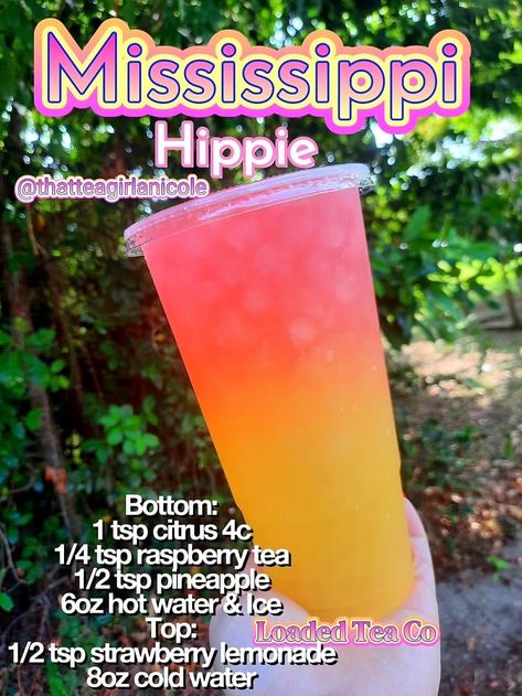 Strawberry Dole Whip Loaded Tea, Flavored Water Recipes With Flavor Packets, Water Tok Recipes, Herbal Life Shakes, Water Tok, Flavored Water Drinks, Energy Drink Recipe, Herbalife Teas, Tea Blends Recipes