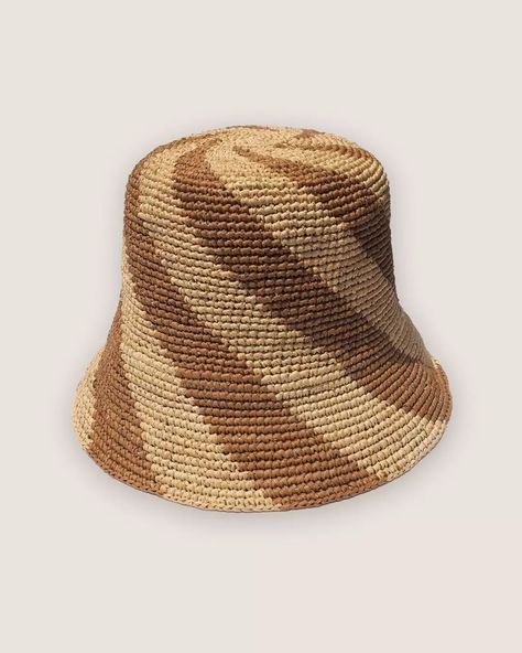 Crochet Construction, Bronze Natural, Soft Crochet, Hat Box, Cute Hats, Weaving Techniques, Petite Size, Straw Hat, Hat Sizes