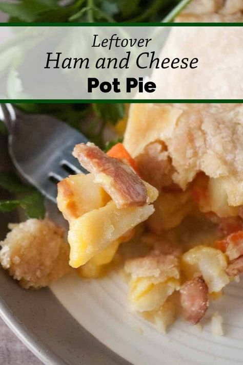 Ham Pot Pie, Irish Dinner, Pork Meals, Savoury Pies, Leftover Ham Recipes, Christmas Ham, Thanksgiving Cooking, Hot Dish, Pork Dinner