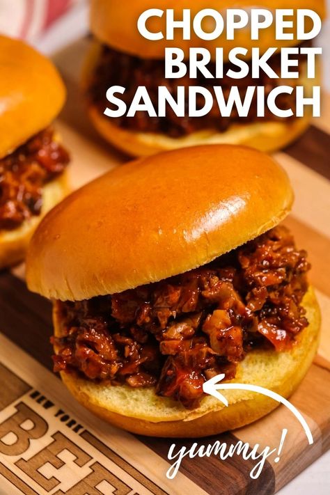 Leftover Brisket Sandwiches Ideas, Smoked Brisket Sliders, Chopped Brisket Leftovers, Chopped Brisket Sandwiches, Chopped Brisket Recipes, Leftover Brisket Recipes Easy Meals, Brisket Sandwiches Ideas, Leftover Brisket Ideas, Leftover Brisket Recipes