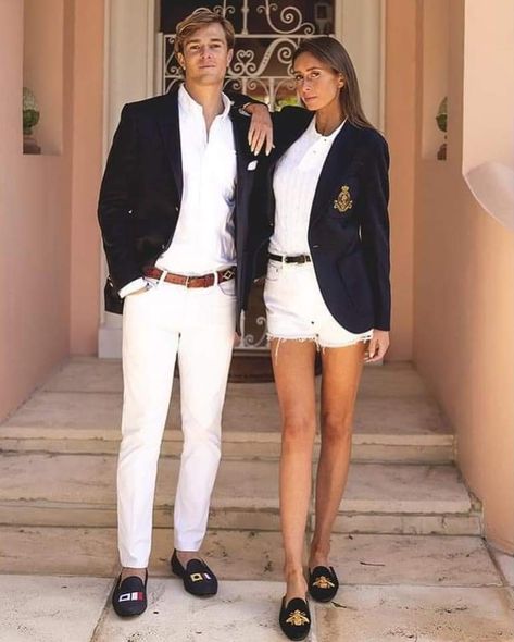 Yuppie Fashion, Polo Match Outfit, C Z Guest, Ralph Lauren Aesthetic, Preppy Handbook, White Eagle, Women Wearing Ties, Preppy Women, Preppy Summer Outfits