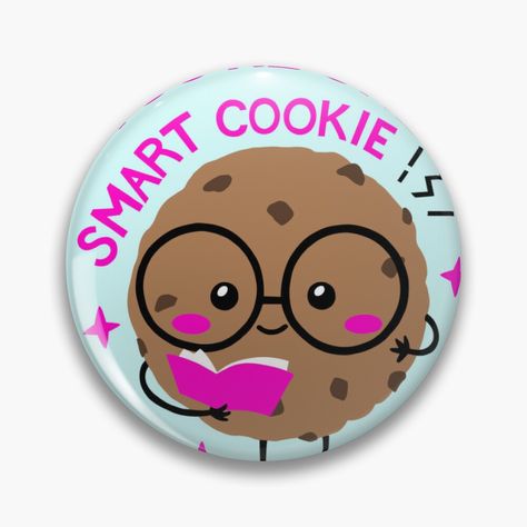 Get my art printed on awesome products. Support me at Redbubble #RBandME: https://www.redbubble.com/i/pin/You-re-one-smart-cookie-by-CaseHaven24/161601259.NP9QY?asc=u One Smart Cookie, Smart Cookie, Glossier Stickers, Transparent Stickers, Buttons Pinback, Are You Happy, My Art, Awesome Products, Make It Yourself