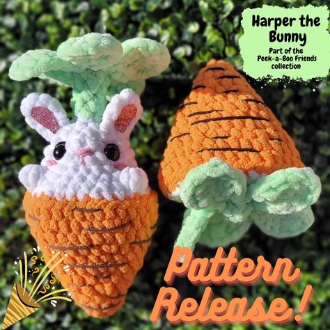 Crochet Carrot, Cute Plushies, Dragon Crochet, Bunny Crochet Pattern, Friends Cute, Easy Crochet Animals, Easter Crochet Patterns, Pink Dragon, Crochet Animals Free Patterns