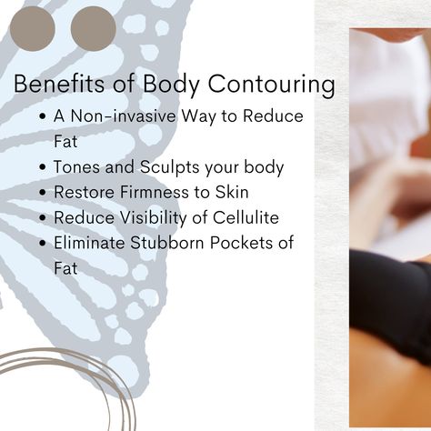 You can take advantage of these benefits! Book  your first appointment today! #bodycontouring #bodysculpting #emsculpting #cryoskin #weigthloss Benefits Of Body Sculpting, Ultrasonic Cavitation Benefits, Laser Lipo Benefits, What Is Body Sculpting, Benefits Of Wood Therapy, Body Sculpting Images, Wood Therapy Benefits, Body Sculpting Price List, Body Contouring Room Ideas