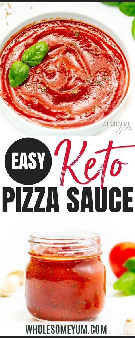 Keto Pizza Sauce, Keto Sauces, Low Fat Low Carb, Low Carb Low Fat Recipes, Pizza Sauce Recipe, Boiled Egg Diet Plan, No Carb Recipes, Keto Pizza, Low Carb Pasta