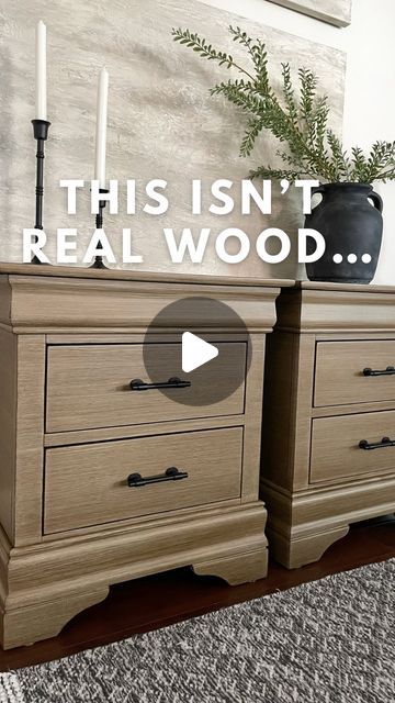 Faux Wood Dresser Makeover, How To Paint Furniture To Look Like Wood, Diy Faux Wood Grain How To Paint, Paint That Looks Like Wood, Faux Wood Painting Technique, Wood Look Paint, Faux Painted Wood, Wood Makeover, Wood Painting Techniques