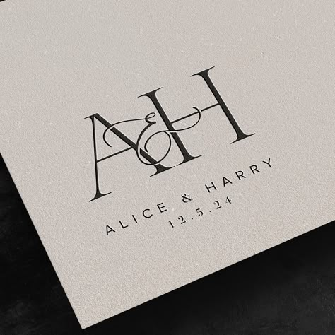 Wedding Monogram Design, Couple Logo, Wedding Monogram Template, Wedding Logo, Initial Logo, Personalised Monogram, Wax Logo, Download N And A Logo, Classic Wedding Design, A And C Logo, A And S Wedding Logo, Wedding Logo Ideas, Initial Logo Ideas, Modern Wedding Monogram, Wedding Emblem Design, Wax Logo