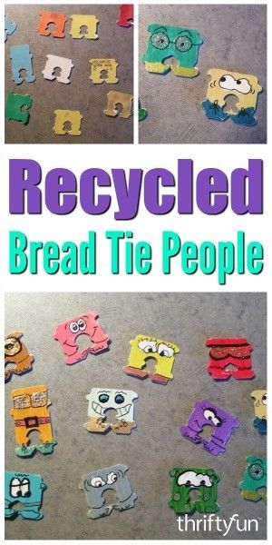 Plastic Bread Tab Crafts, Bread Tab Crafts, Card Swap Ideas, Bread Ties Crafts, Bread Tabs, Bread Ties, Plastic Recycle, Camping Crafts For Kids, Recycled Accessories