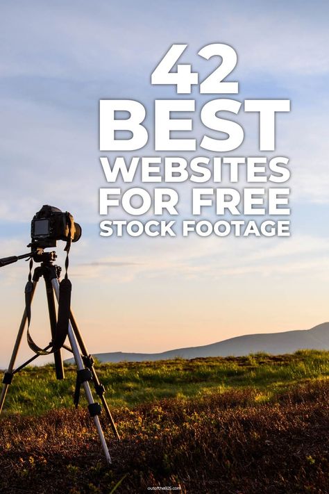 When looking for free stock video clips, it can be difficult to find good websites. In this article, you'll not only find one great website but 42 incredible resources. These are the best websites for free stock footage for YouTube Videos, your social media, and other video projects. Number 4 Youtuber Tips, Good Websites, Free Learning Websites, Free Stock Video Footage, Indie Filmmaking, Youtube Facts, Video Websites, Youtube Hacks, Film Technique