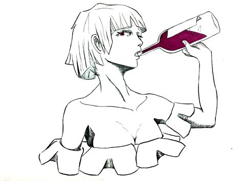 Drinking Wine Pose Reference Drawing, Person Drinking Reference Drawing, Someone Drinking Reference, Drinking Wine Pose Reference, Drinking Pose Drawing, Fe3h Oc, Drinking Reference Pose, Drunk Drawing Reference, Holding Bottle Reference