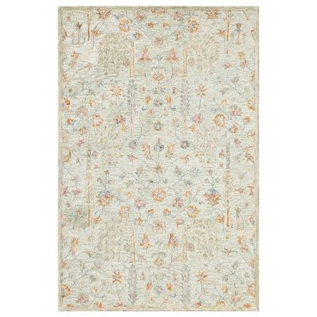 Taupe Rug, Cotton Area Rug, Green Cream, Vintage Area Rugs, Traditional Area Rugs, Wool Area Rug, Floral Rug, Indoor Rugs, Round Rugs