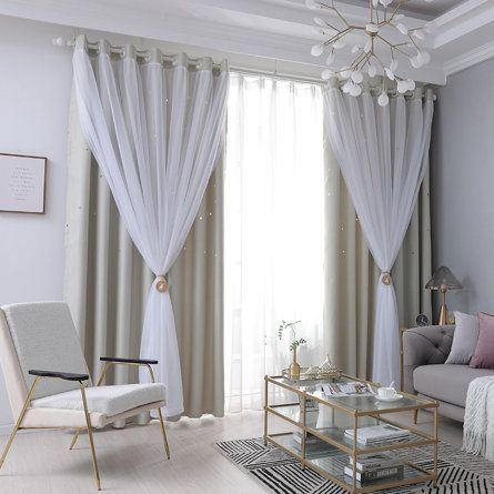 Double Layer Curtains, Layer Curtains, Velvet Room, Layered Curtains, Double Curtains, Green Curtains, Blue Curtains, Curtains Living, Darkening Curtains