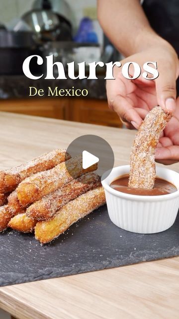 JustKriston✝️ on Instagram: "It’s Churros 🇲🇽

Use @nestleproudland For A Better Textured Churro ✅✅✅

And Don’t Forget To Pair It With @charleschocolates For The Sauce ✅✅✅

Recipe 📜

Churros Recipe
• Water: 280g ( 1 1/4 Cup)
• Milk: 5 Tbsp Milk
• Butter: 42.5 g (3 tbsp)
• C Sugar: 38 g (3 tbsp)
• Salt: 4.5 g (3/4 tsp)
• All-Purpose Flour: 240 g
• Eggs: 3

Instructions Summary
• In a pot, combine Water, Milk, butter, sugar, and salt. Heat until butter melts.

• Add flour all at once, stirring until combined. Cook for about 2 minutes to dry out.

• Let cool for 10 minutes, then mix in eggs one at a time until smooth. (2 minutes max of mixing)

• Let rest for 10 minutes

• Pipe into preheated oil (175-180°C) and fry for 5 minutes until golden. 

• Drain on paper towels

• Roll warm churros Best Churros Recipe, Make Churros, Churros Recipe, Baking Stuff, The Sauce, Paper Towel Rolls, Paper Towels, Sauce Recipe, Sauce Recipes