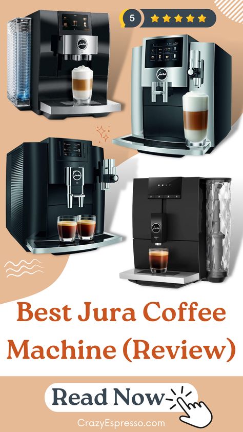 Best Jura Coffee Machine Coffee Maker Design, Jura Coffee, Jura Coffee Machine, Coffee Maker Cleaning, Italian Coffee Maker, Espresso Grinder, Drip Coffee Makers, Best Espresso Machine, Best Coffee Maker