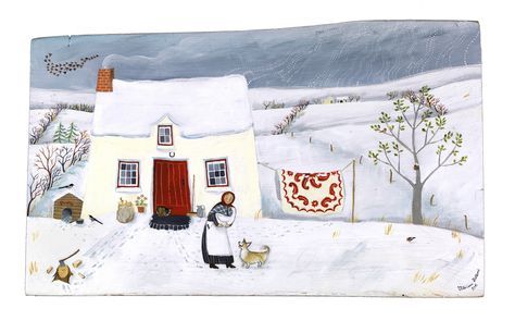 Explore Valériane LEBLOND's 603 photos on Flickr! Valeriane Leblond, Winter Illustration, Mary Engelbreit, Valerian, Art Et Illustration, Winter Art, Naive Art, Folk Art Painting, Art And Illustration