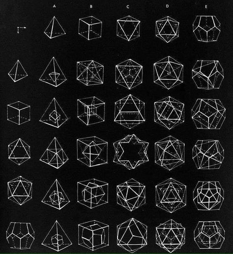 108 Academy on Instagram: “There are only 5 possible shapes in the universe of creation that Pythagoras defined as being a Platonic Solid.  They had to obey the…” Universe Geometry, Geometry Math, Geometry Symbols, God Universe, Tattoos Mandala, Platonic Solids, Sacred Geometry Symbols, Platonic Solid, Geometry Shape