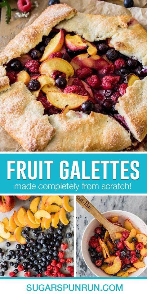 Berry Gallette Recipe Easy, Rustic Fruit Tart, Low Cal Pie Recipe, Cherry Gallette Recipe Easy, Blackberry Gallette Recipe, Strawberry Gallette Recipe Easy, Blackberry Galette Recipe, Gallete Recipe Desserts, Rustic Pie Recipes