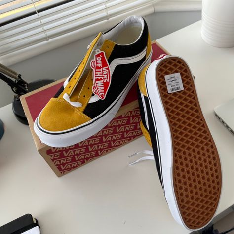 Look what I just found on Depop 🙌 https://depop.app.link/iZNw2Xxfreb Yellow Mustard, Vans Old Skool, Old Skool, Vans Classic Slip On Sneaker, Vans Sneaker, Slip On Sneaker, Mustard, Urban Outfitters, Size 10