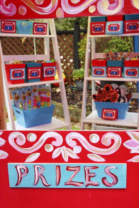 Prize Booth Prize Booth Carnival, Prize Booth Ideas, Prize Booth, Carnival Prize Booth, Carnival Prize Display, Prize Display, School Carnival Games, Carnival Prizes, Kids Carnival