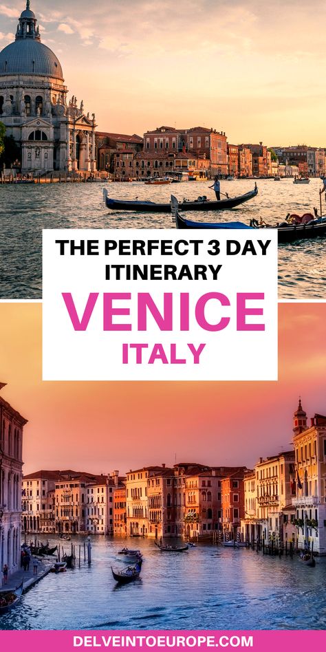 Venice Places To Visit, Venice Must See, 4 Days In Venice, Venice Italy One Day, Must See Venice Italy, Places To Visit In Venice, Venice In One Day, Venice Itinerary, Venice Travel Guide