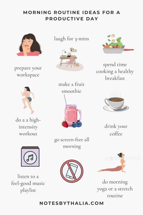 Routine List Ideas, Morning Routine List, Routine List, Morning Routines List, Morning Routine Ideas, Slow Days, Fall Back In Love, Productive Morning Routine, Routine Ideas