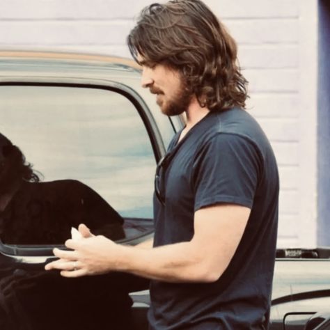 Christian Bale Christian Bale Long Hair, Christian Bale Beard, Christian Bale Interview, Beard Long Hair, Theodore Laurence, Long Hair Beard, Christian Bale, British Isles, Lady And Gentlemen