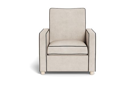 At first glance, it may not look like Sadie reclines, but all it takes is an easy push to lean back in comfort and style. With its streamlined and lean silhouette, Sadie's proportions are designed to fit effortlessly into many spaces and square footages. Thanks to Sadie's clean-lined shape, supportive seat, and minimal wooden legs, it's a recliner chair that will make you want to stay awhile.
Seat depth: 22"
Arm height: 24" Lean Back, Interior Define, Wooden Leg, Leather Recliner, Living Room Chairs, Recliner Chair, Recliner, Custom Color, Living Room Furniture