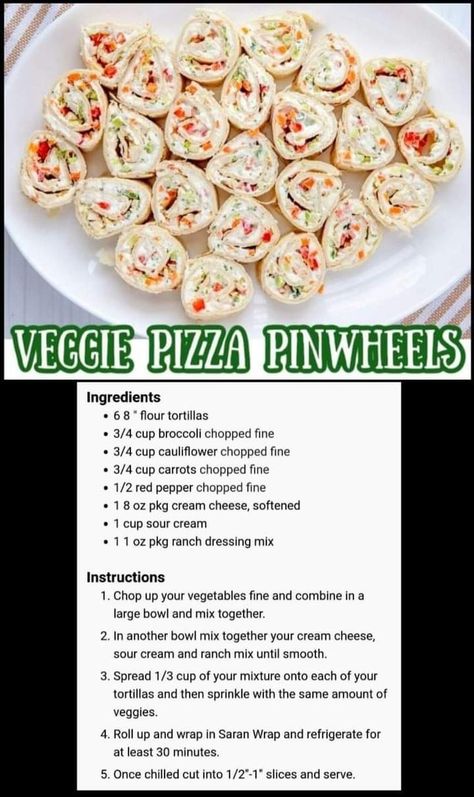 Veggie Pinwheels, Pizza Pinwheels, Boat Food Ideas, Pinwheel Recipes, Food Ideas Summer, Lake Food Ideas Summer, Finger Foods Easy, Lake Food Ideas, Appetizers Easy Finger Food