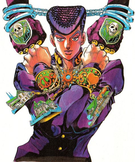 Josuke Poses, Diamond Is Unbreakable, Josuke Higashikata, Arte Ninja, Jojo's Adventure, Jojo Parts, Jojo's Bizarre Adventure Anime, Adventure Art, Jojo Anime