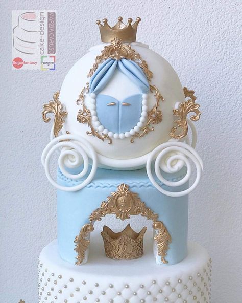 Cinderella Carriage Cake, Cinderella Theme Cake, Cinderella Wedding Cake, Cinderella Birthday Cake, Carriage Cake, Owl Cakes, Cinderella Theme, Cinderella Birthday Party, Cinderella Cake