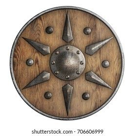 Viking Shield Images, Stock Photos & Vectors | Shutterstock Vikings Shield, Shield Drawing, Escudo Viking, Viking Shields, Wooden Shield, Sea Gifts, Viking Helmet, Viking Shield, Aged Wood