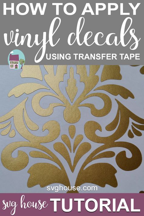 Vinyl Creations, Silhouette Tutorials, Simple Pictures, Cricut Tutorials, Crafts Handmade, Transfer Tape, Vinyl Projects, Craft Tutorials, Transfer Paper