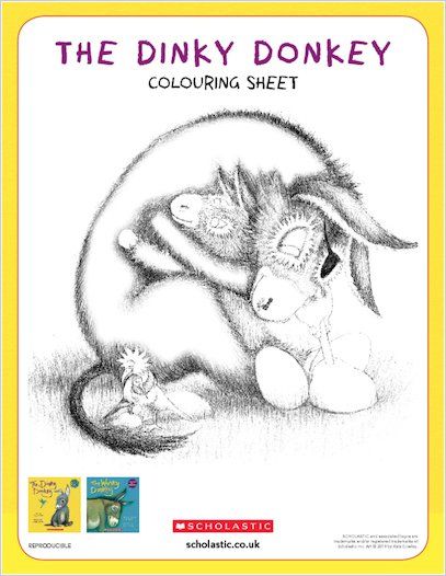 Print off and colour in this adorable picture of the Wonky Donkey with his daughter, the Dinky Donkey. The Wonky Donkey Activities, Wonky Donkey Activities, The Wonky Donkey, Wonky Donkey, What Is Good Friday, Wonkey Donkey, Quarantine Activities, Storytime Crafts, Kids Coloring Pages