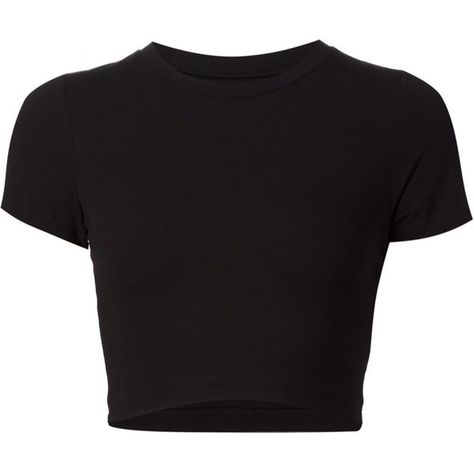 Getting Back To Square One cropped T-shirt ($115) ❤ liked on Polyvore featuring tops, t-shirts, shirts, crop tops, black, black top, t shirts, shirts & tops, crop tee en crop t shirt Crop Tops Black, Back To Square One, Shirts Crop Tops, Good Vibes Shirt, Black Crop Tee, Png Clothes, Mode Hipster, Shirt Crop Top, Black Tees