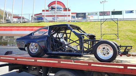 Another full tube chassis completed.... NHRA 7.50 chassis cert Big Chief Street Outlaws, Drag Race Cars, Street Drag Racing, Chevy Vega, Chevrolet Vega, Chevrolet Monza, Tube Chassis, Chassis Fabrication, Car Chassis