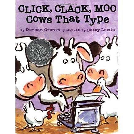 Click, Clack, Moo Cows That Type Click Clack Moo, Book Quizzes, Doreen Cronin, Read Alouds, Children Books, Classroom Library, Kids Books, Children's Literature, Read Aloud