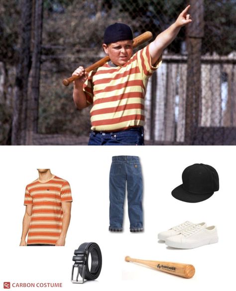 Ham Porter Sandlot Costume, Sandlot Picture Ideas, Ham From Sandlot, Sandlot Family Costume, Sandlot Costume Group, Sandlot Halloween Costumes Family, Sandlot Family Halloween Costumes, The Sandlot Halloween Costumes, The Sandlot Costumes