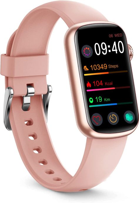 FITVII Slim Fitness Tracker with Blood Oxygen, Blood Pressure, 24/7 Heart Rate and Sleep Tracking, IP68 Waterproof Activity Trackers and Smart Watches with Step Tracker, Pedometer for Women Kids Step Tracker, Steps Tracker, Tracker Fitness, Fitness Technology, Blood Pressure Monitor, High Intensity Workout, Smart Watches, Fitness Watch, Activity Tracker