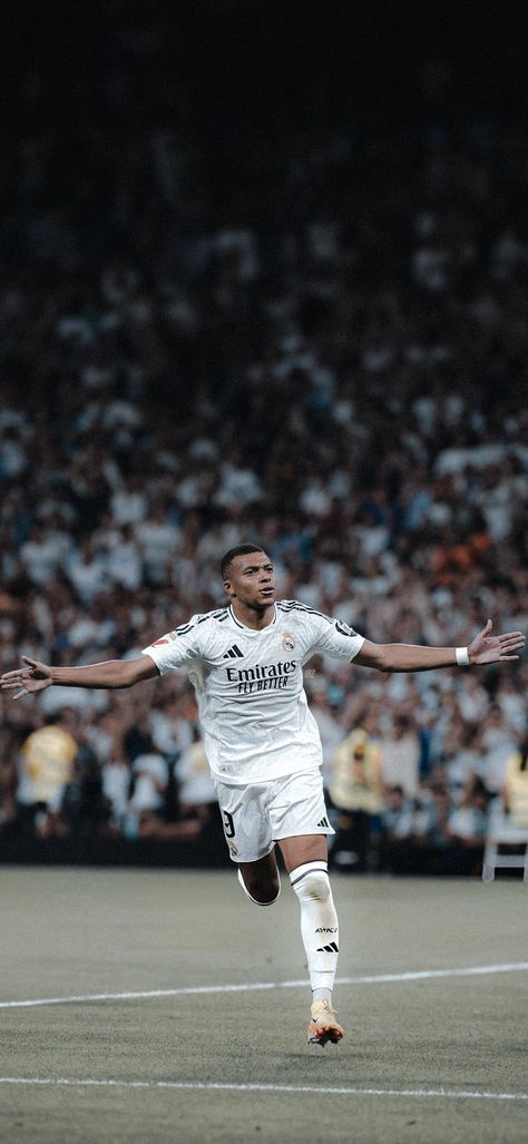 Real Madrid Hd Wallpaper, Kylian Mbappe Wallpaper, Mbappe Kylian, Real Madrid Wallpapers, Madrid Wallpaper, Football Images, Kylian Mbappe, Real Madrid, Hd Wallpaper