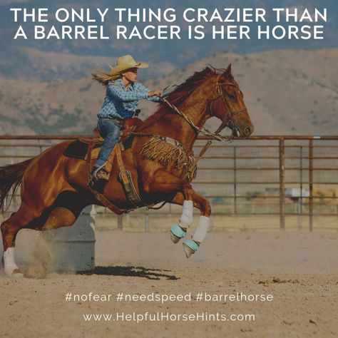 17 Remarkable Barrel Racing Quotes with Shareable Pictures | Helpful Horse Hints Barrel Racer Quotes, Rodeo Quotes, Barrel Racing Tips, Barrel Racing Quotes, Cowgirl Quote, Barrel Race, Inspirational Horse Quotes, Horse Riding Quotes, Barrel Racing Saddles