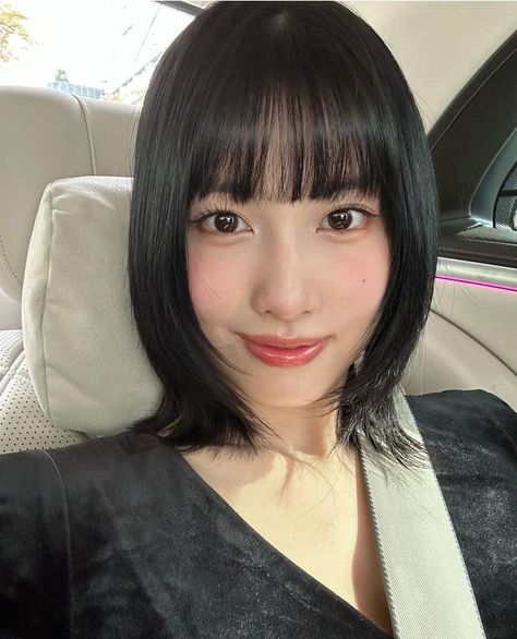 10-27-23 Momo Selca, Twice Momo, Momo Twice, Sana Momo, Hirai Momo, October 27, Black Wrap Dress, Casual Party, What Is Love