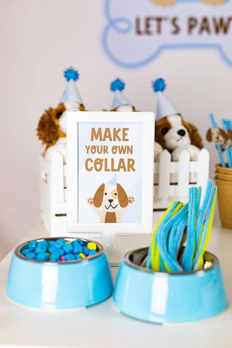 Third Birthday Puppy Theme, 1st Birthday Cake Puppy Theme, Three Year Old Puppy Party, Puppy Party 1st Birthday, Puppy Decorations For Party, Dog Park Birthday Party, Goldendoodle Birthday Party, Puppy Birthday Parties For Kids, First Birthday Puppy Theme