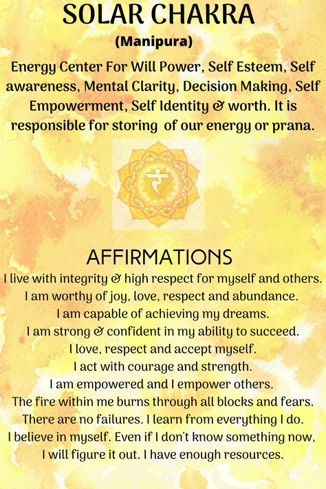 Solar Plexus Chakra Cleansing, Manipura Chakra Affirmations, Solar Chakra Affirmations, Solar Plexus Affirmations, Chakra Questions, Citrine Affirmation, Reiki Affirmations, Solar Plexus Chakra Affirmation, Osho Images