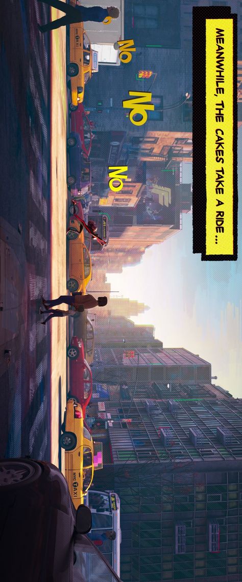 Spiderverse Landscape, Across The Spider Verse Wallpaper Laptop, Spiderman Into The Spiderverse, Spiderman Across The Spider Verse, Spiderman And Spider Gwen, Marvel Phone Wallpaper, Spiderman Comic Art, Spider Man Across The Spider Verse, Miles Spiderman