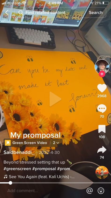 Kali Uchis Promposal, Kali Uchis, See You Again, Red Moon, You And I, Prom