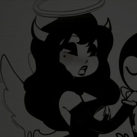 ꐑꐑ⌗ ✰ �Ａ 🄻 Ｉƈ e! 【2/2】⊹ ᨘ໑ in 2022 | Dark grunge aesthetic, Cute couple drawings, Alice angel Bendy And The Ink Machine Matching Pfp, Bendy Pfp Icon, Batim Icons, Matching Icons Discord, Iphone Cartoon, Dark Grunge Aesthetic, Alice Angel, Dark Grunge, Angel Aesthetic