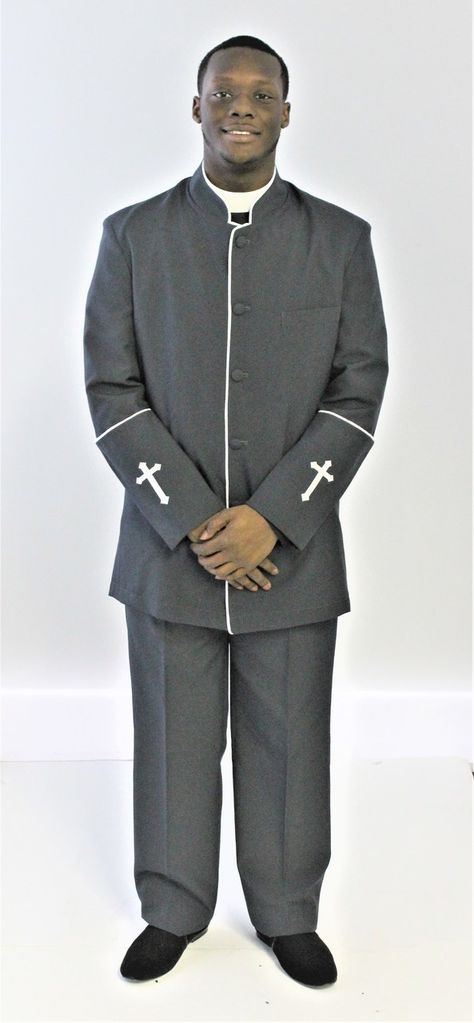 Preacher Clergy Robe In Black and White Clergy Robes, Robert Wilson, Suits Men, Dress Suits For Men, Men’s Suits, Outfits Men, Double Breasted Suit, Dress Suits, Piece Dress