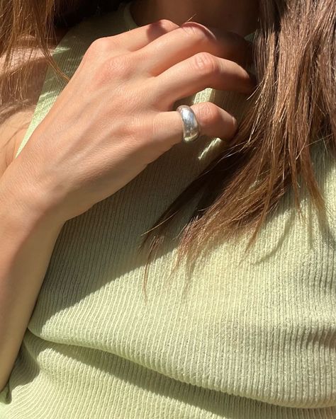 Indian summer days & LUF silver pinky ring 🌞 Silver Pinky Ring, Indian Summer, Pinky Ring, Summer Days, Outfit Accessories, Ring, Silver, Quick Saves, Clothes