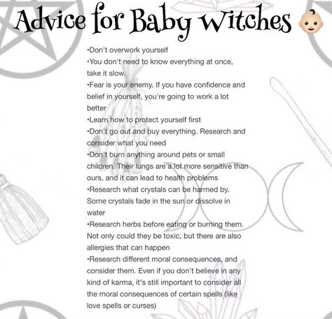 Witch Essentials List, How To Begin Witchcraft, Witchcraft Notes For Beginners, Types Of Spells Witchcraft, Beginner Wicca, Witch Journal Ideas, Witchcraft Spells For Beginners, Witch Rituals, Spiritual Awakening Signs